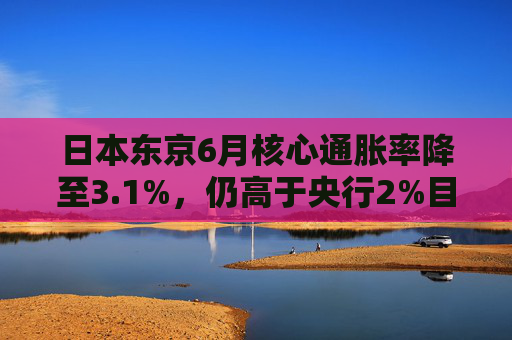 日本东京6月核心通胀率降至3.1%，仍高于央行2%目标