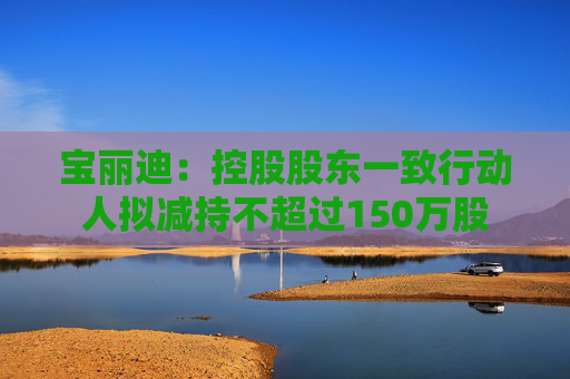 宝丽迪：控股股东一致行动人拟减持不超过150万股