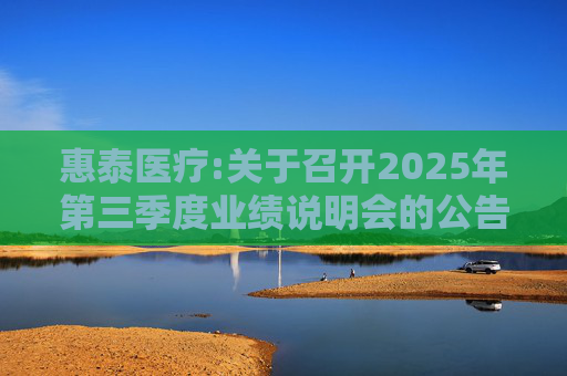 惠泰医疗:关于召开2025年第三季度业绩说明会的公告  第1张