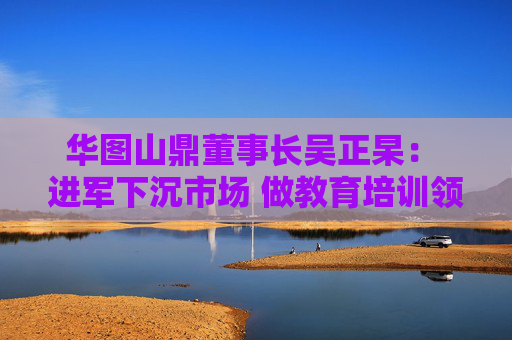 华图山鼎董事长吴正杲： 进军下沉市场 做教育培训领域垂直大模型  第1张