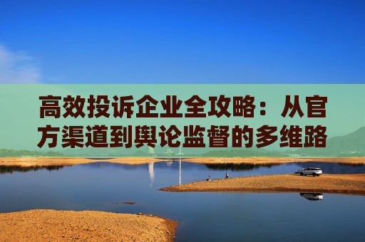 高效投诉企业全攻略：从官方渠道到舆论监督的多维路径  第1张