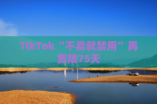 TikTok“不卖就禁用”再宽限75天
