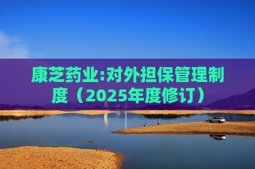 康芝药业:对外担保管理制度（2025年度修订）