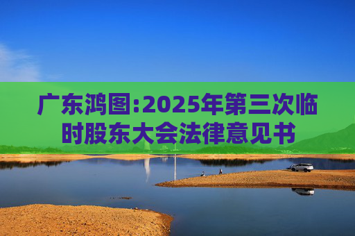 广东鸿图:2025年第三次临时股东大会法律意见书
