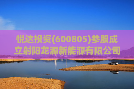 悦达投资(600805)参股成立射阳龙源新能源有限公司，持股比例10%