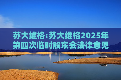 苏大维格:苏大维格2025年第四次临时股东会法律意见书