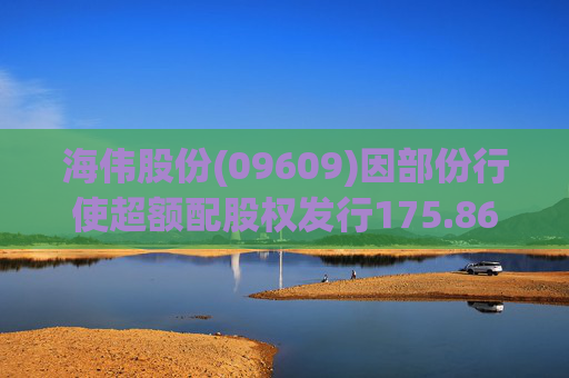 海伟股份(09609)因部份行使超额配股权发行175.86万股  第1张