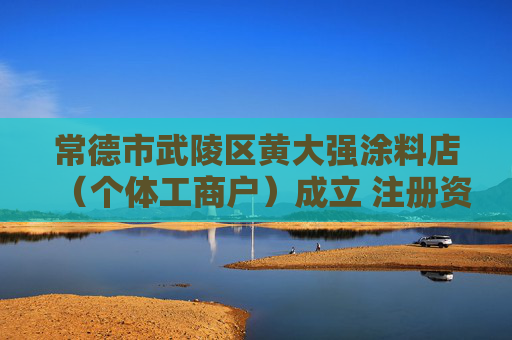 常德市武陵区黄大强涂料店（个体工商户）成立 注册资本5万人民币  第1张