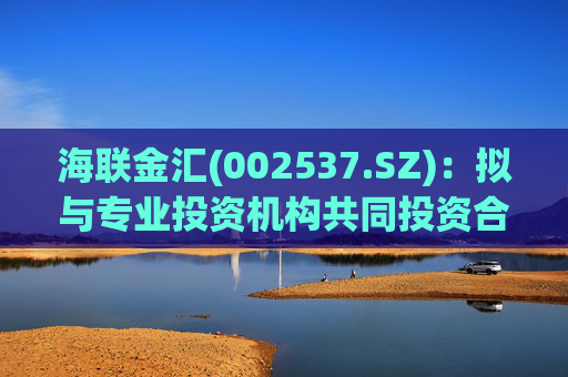 海联金汇(002537.SZ)：拟与专业投资机构共同投资合伙企业