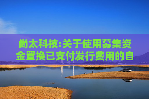 尚太科技:关于使用募集资金置换已支付发行费用的自筹资金的公告
