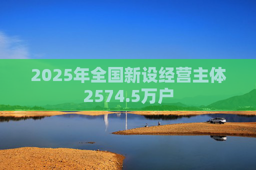 2025年全国新设经营主体2574.5万户