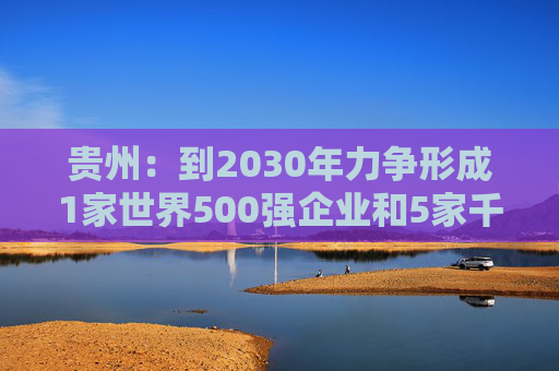 贵州：到2030年力争形成1家世界500强企业和5家千亿级、1家五百亿级、7家百亿级的省属骨干企业舰队