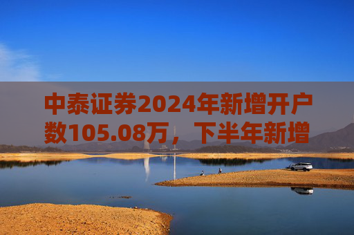 中泰证券2024年新增开户数105.08万，下半年新增开户43.1万环比降幅超30%  第1张