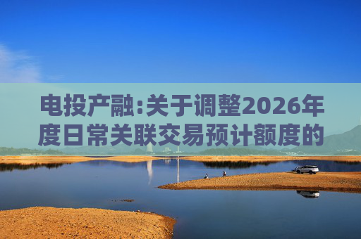 电投产融:关于调整2026年度日常关联交易预计额度的公告