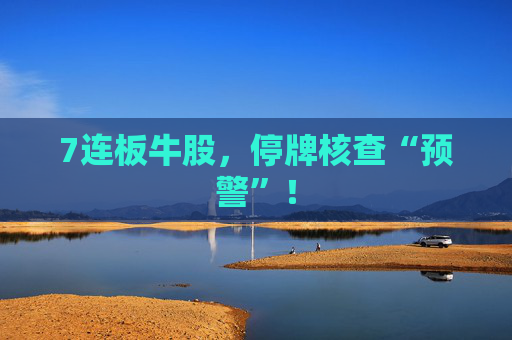 7连板牛股，停牌核查“预警”！