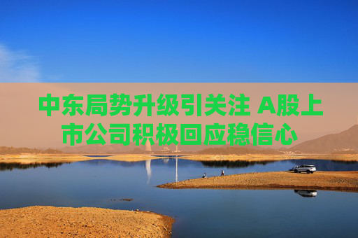 中东局势升级引关注 A股上市公司积极回应稳信心