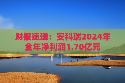 财报速递：安科瑞2024年全年净利润1.70亿元