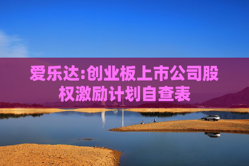 爱乐达:创业板上市公司股权激励计划自查表  第1张