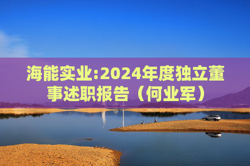 海能实业:2024年度独立董事述职报告（何业军）  第1张