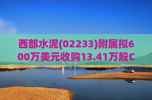 西部水泥(02233)附属拟600万美元收购13.41万股CILU股份  第1张