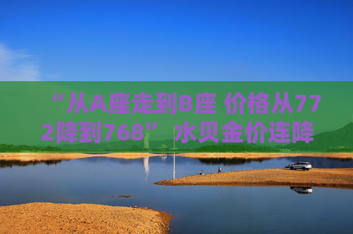 “从A座走到B座 价格从772降到768” 水贝金价连降三日！机构调整预期  第1张