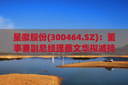 星徽股份(300464.SZ)：董事兼副总经理蔡文华拟减持20.25万股