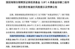 白银基金，明日全天停牌！