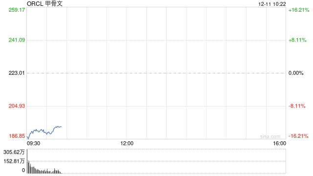 甲骨文市值蒸发1020亿美元 信用风险升至2009年以来最高水平  第1张