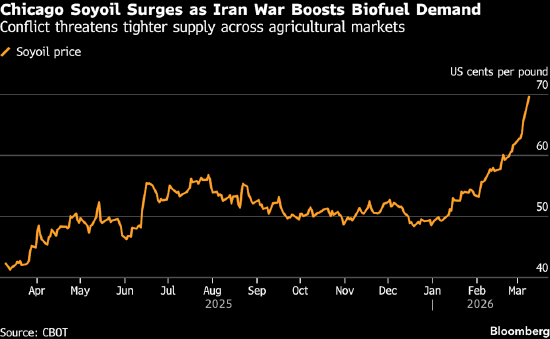 冲突扰乱贸易、供应收紧风险加剧，农作物价格大涨  第1张